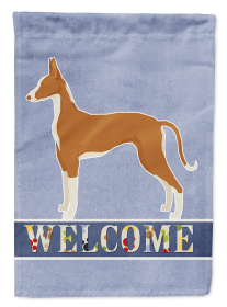 Ibizan Hound Welcome Garden Flag