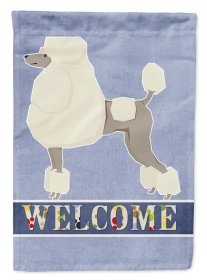 Poodle Welcome Garden Flag