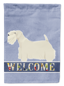 Sealyham Terrier Welcome Garden Flag