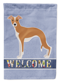 Italian Greyhound Welcome Garden Flag