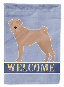 Shar Pei 2 Welcome Garden Flag