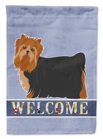 Yorkshire Terrier Welcome Garden Flag