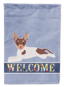 Toy Fox Terrier 2 Welcome Garden Flag