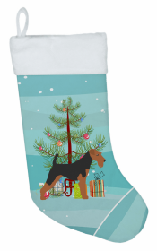 Welsh Terrier Christmas Tree Stocking