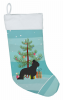 Briard Christmas Tree Stocking