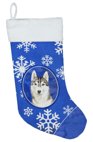 Siberian Husky 1 Holiday Christmas Stocking