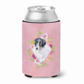 Borzoi/Russian Wolfhound Pink Flowers Can Hugger