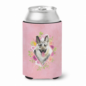 Eastern German Shepherd Pink Flowers Can Hugger