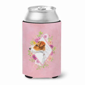 Jack Russell Terrier #2 Style #1 Pink Flowers Can Hugger