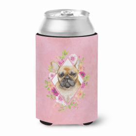 French Bulldog - Fawn - Pink Flowers Can Hugger