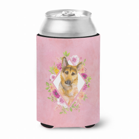 German Shepherd #2 Pink Flowers Can Hugger