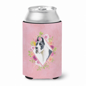 Great Dane Pink Flowers Can Hugger