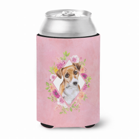 Jack Russell Terrier #1 Pink Flowers Can Hugger