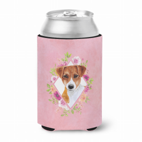 Jack Russell Terrier #2 Style #2 Pink Flowers Can Hugger