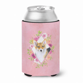 Corgi Style #1 Pink Flowers Can Hugger