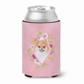 Pomeranian #1 Pink Flowers Can Hugger