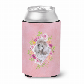 Poodle - Standard - Grey - Pink Flowers Can Hugger