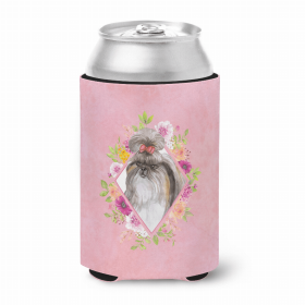 Shih Tzu Style #1 Pink Flowers Can Hugger
