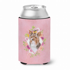 Yorkshire Terrier #1 Pink Flowers Can Hugger