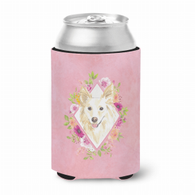 Collie - White - Pink Flowers Can Hugger