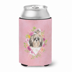 Shih Tzu Style #2 Pink Flowers Can Hugger