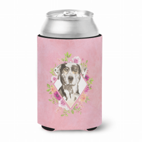 Catahoula Leopard Dog Pink Flowers Can Hugger