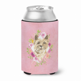 Cairn Terrier Pink Flowers Can Hugger