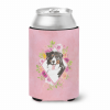Bernese Mountain Dog Style #2 Pink Flowers Can Hugger