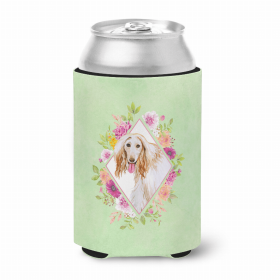 Afghan Hound Green Flowers Can Hugger