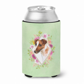 Jack Russell Terrier Green Flowers Can Hugger