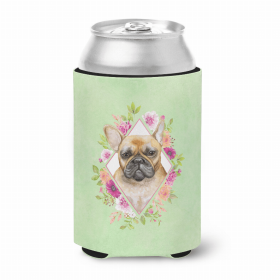 French Bulldog - Fawn - Green Flowers Can Hugger