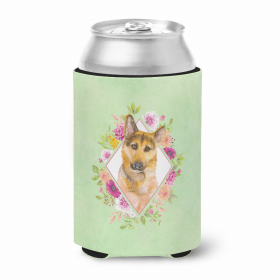 German Shepherd #2 Green Flowers Can Hugger
