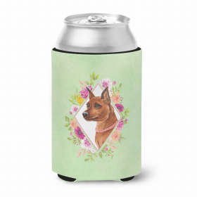 Min Pin Style #1 Green Flowers Can Hugger