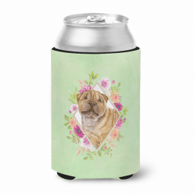 Shar Pei Green Flowers Can Hugger