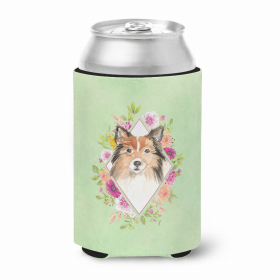 Sheltie Green Flowers Can Hugger