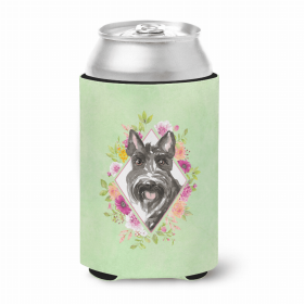 Scottish Terrier Green Flowers Can Hugger