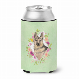 German Shepherd Green Flowers Can Hugger
