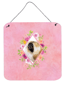 Pekingese Flowers Design Wall or Door Hanging Prints
