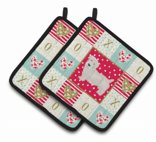 Glen of Imaal Terrier #2 Art Love Pair of Potholders