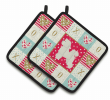 Bichon Frise - Series 2 Art Love Pair of Potholders