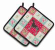German Shorthaired Pointer - Series 2 Art Love Pair of Potholders