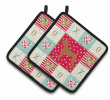 Irish Terrier - Series 2 Art Love Pair of Potholders