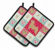 Norwich Terrier - Series 2 Art Love Pair of Potholders