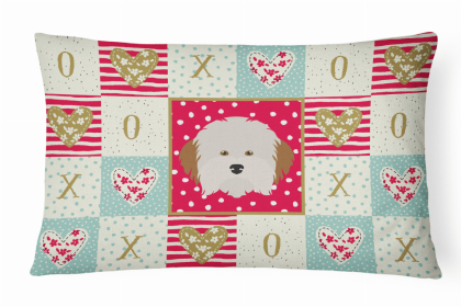 Havanese Art Love Decorative Pillow
