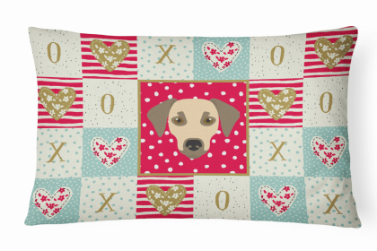 Sato Dog Art Love Decorative Pillow
