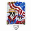 Boston Terrier USA Ceramic Nightlight