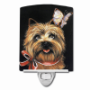 Cairn Terrier "Butterfly" Ceramic Nightlight