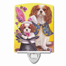 Cavalier King Charles Spaniel Easter Magic Ceramic Nightlight