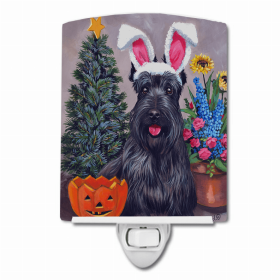 Scottish Terrier - Scottie for All Seasons Ceramic Nightlight