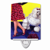 Poodle "High Maintenance" Ceramic Nightlight